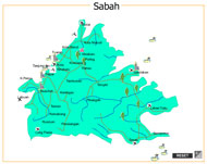 Borneo Malaysia State of Sabah