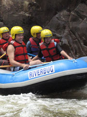 river rafting at sungai kampar