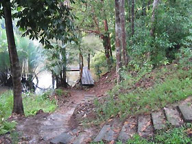 kebun's private jetty