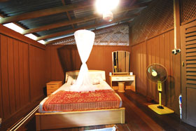 master bedroom at adrian's bungalow