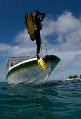 dive at pom pom and surrounding islands