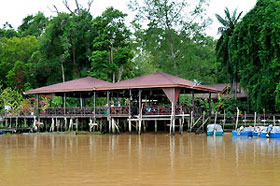 view from river of AJL
