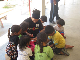 working with the local schools